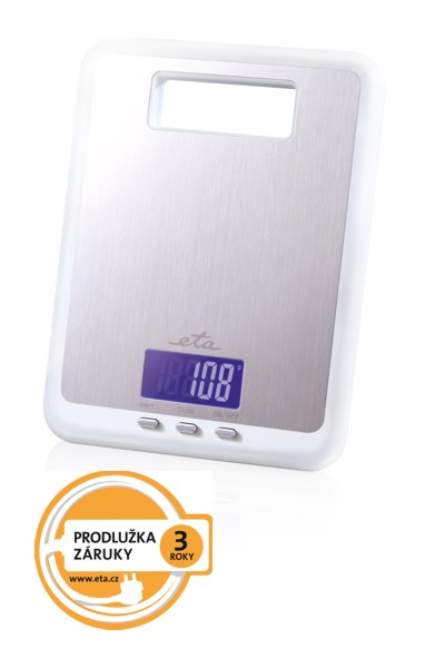 Kuchyňská váha ETA Moli 0777 90000 bílá/nerez
