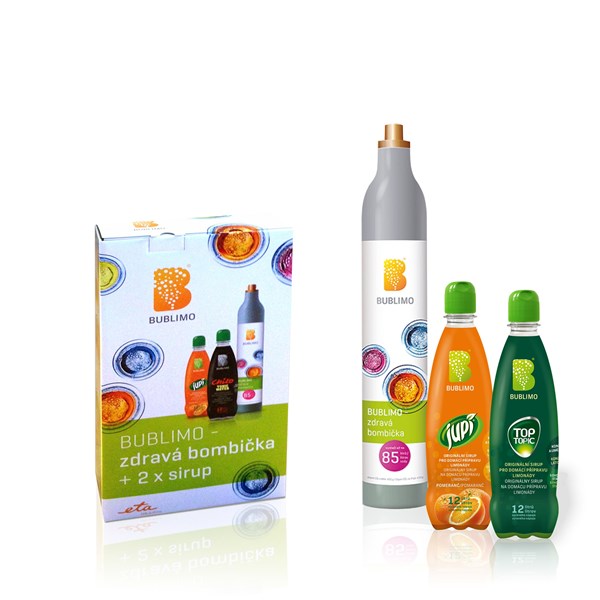 Bombička k výrobníkům sody ETA Bublimo 0638 00013 Zdravá sada