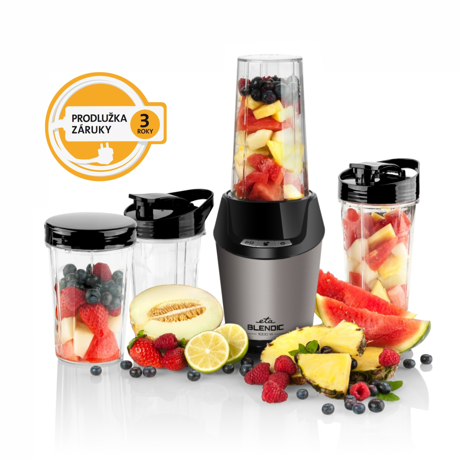 Stolní mixér ETA Blendic Premium 4011 90000 šedý/nerez