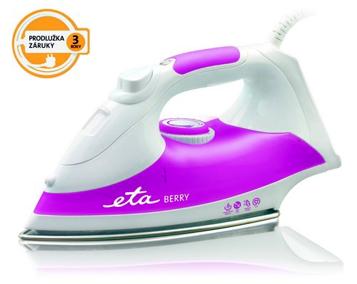 Žehlička ETA Berry 0285 90000 bílá/růžová