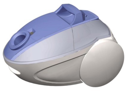 Vysavač ETA 2458 s příbalem (2x filtry 1458)