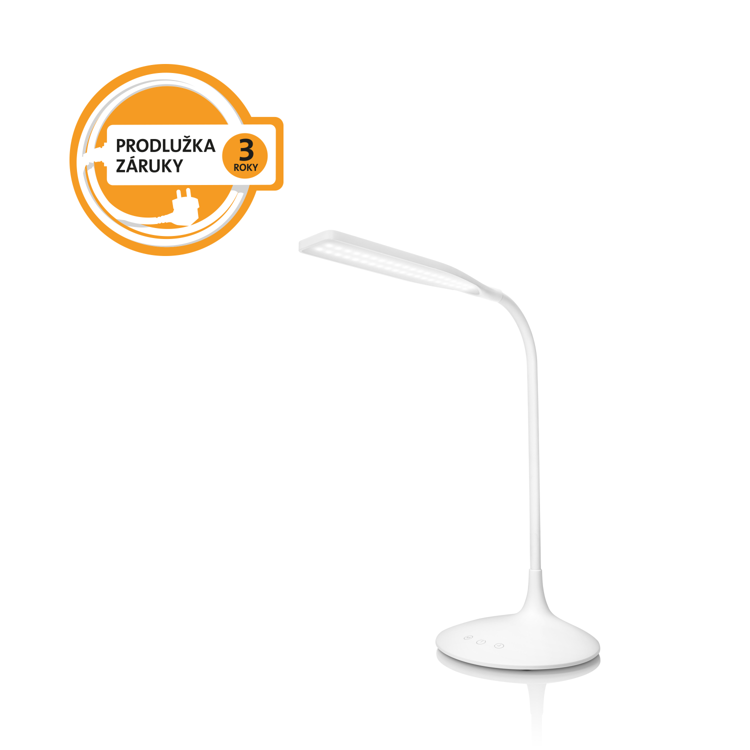 Stolní LED lampička ETA 2892 90000 stmívatelná, 5W bílá