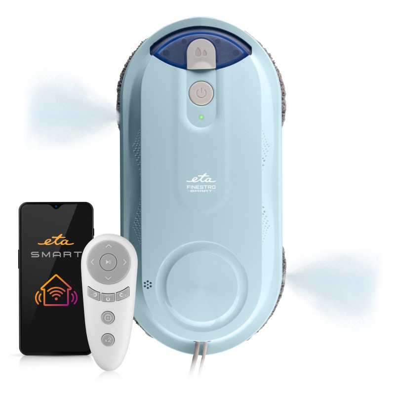 Robotický čistič oken ETA Finestro Smart 6329 90000 světle modrý
