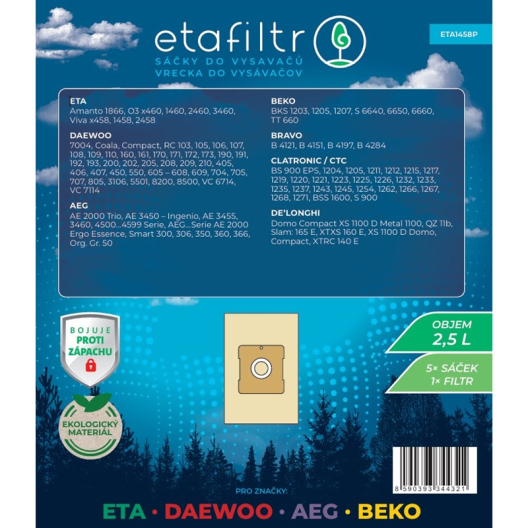 ETA ETA 1458 (5 ks) hnědý