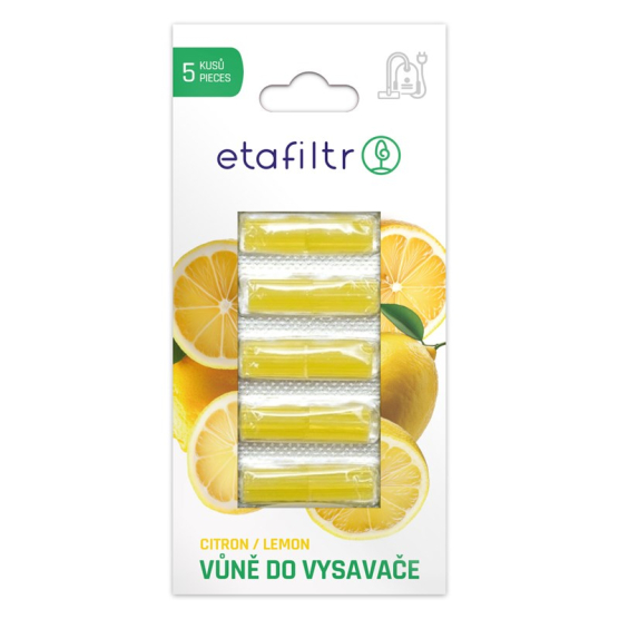 Vůně do vysavače ETA citron žlutá - obrázek č. 1
