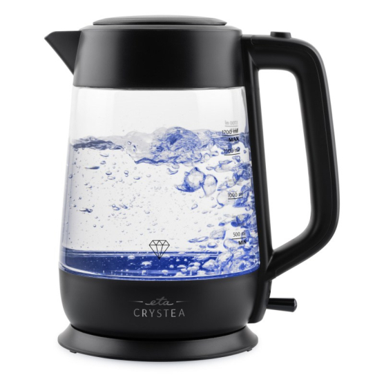 Rychlovarná konvice ETA Crystea 6154 90000 černá/sklo - obrázek č. 1