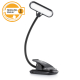 Stolní LED lampička ETA 089490000 s klipem, nabíjecí, stmívatelná černá - obrázek č. 1
