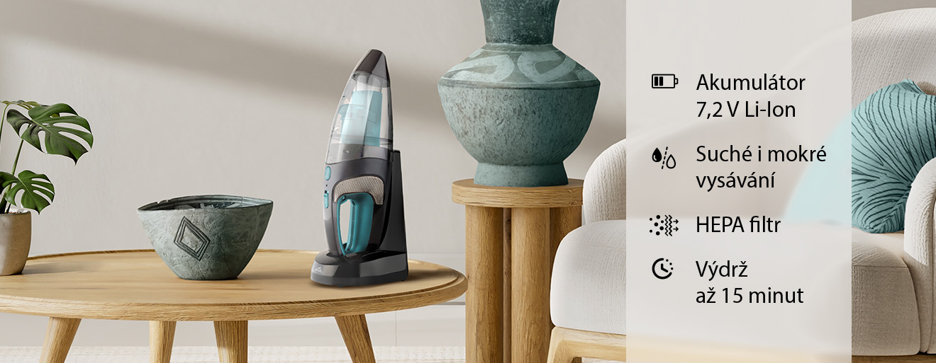 Ruční vysavač Verto