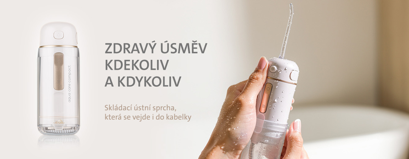 Ústní sprcha ETA Aqua Care Compact, kompaktní provedení