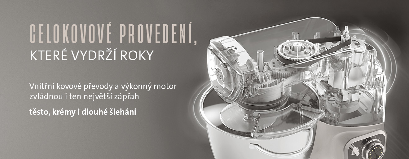 Kuchyňský robot ETA Gratus Evo Smart II, celokovové provedení
