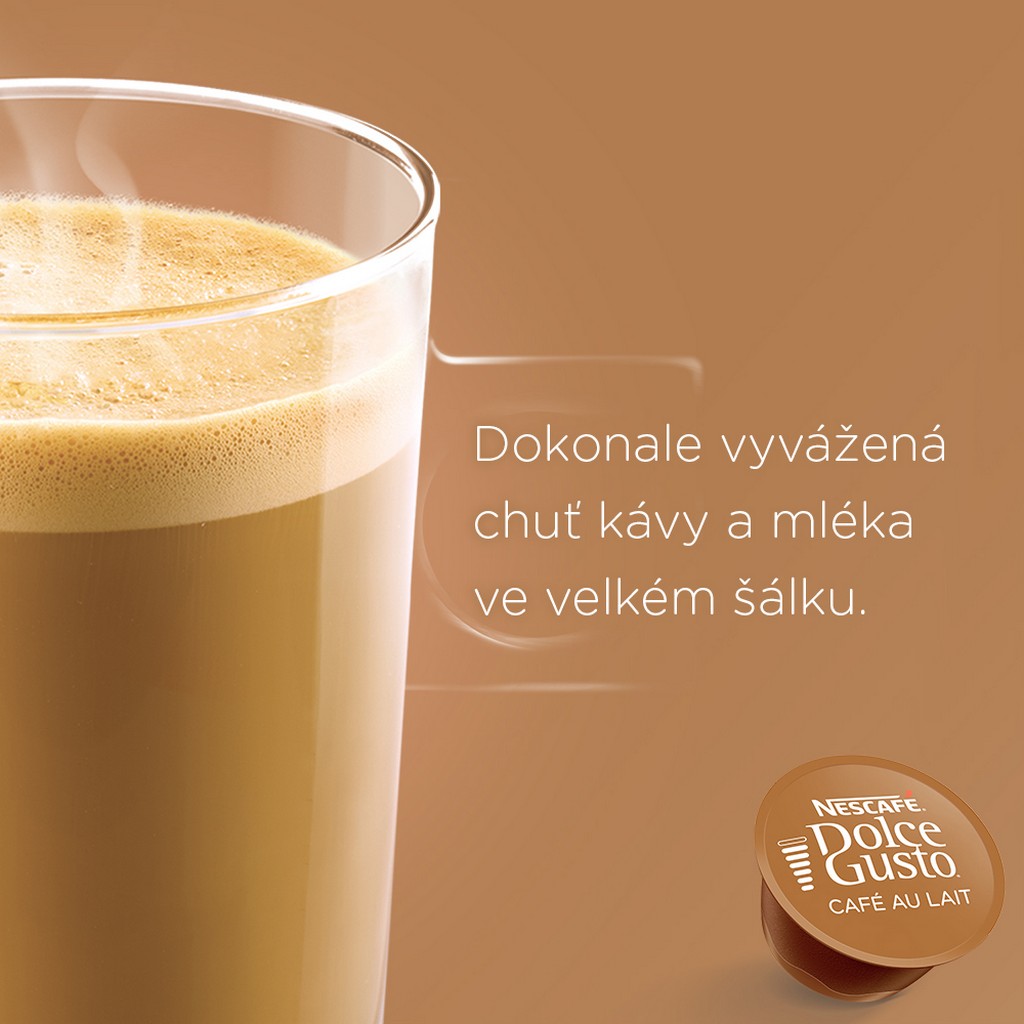 Kapsle pro espressa NESCAFÉ Dolce Gusto® Café au Lait (30 ks)