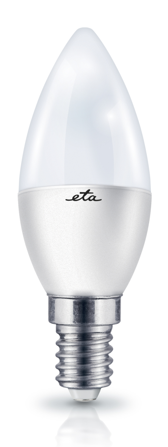 Žárovka LED ETA EKO LEDka svíčka 4W, E14, teplá bílá