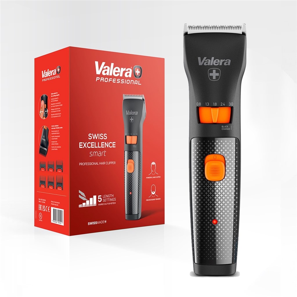 Zastřihovač vlasů Valera Swiss Excellence Smart black USB černý