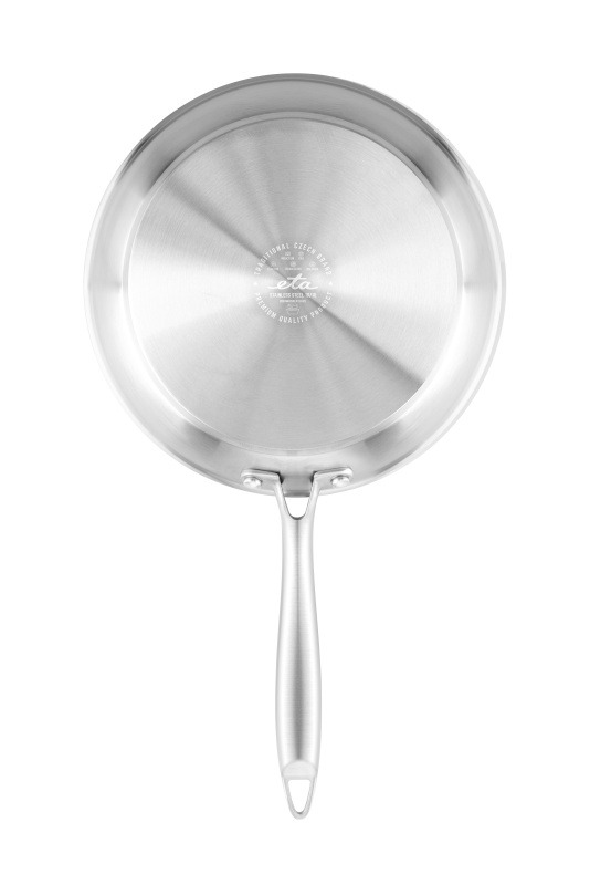 Pánev ETA INOX 4930 90000, 24 cm černá/stříbrná