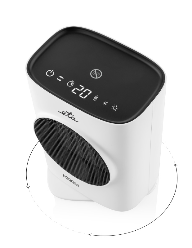 Teplovzdušný ventilátor ETA Fogos II 4623 90000 bílý