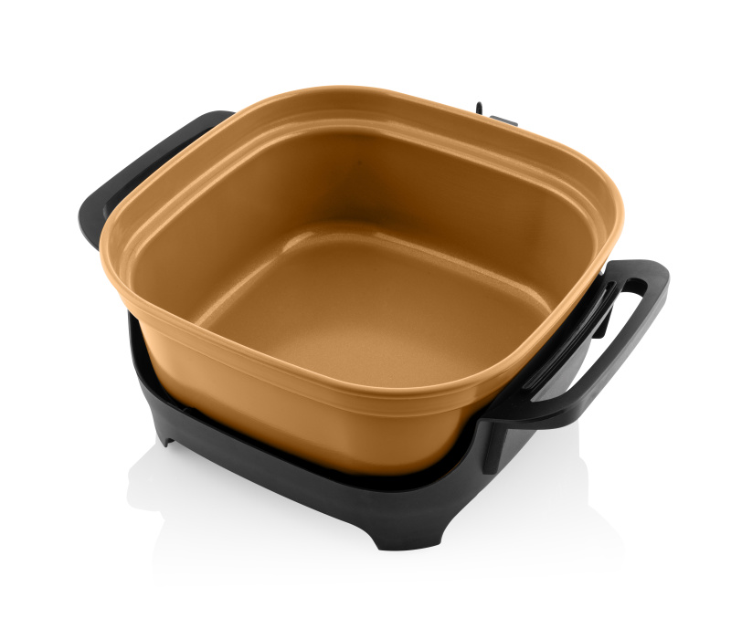 Elektrický pečicí hrnec ETA Pečenka Ceramic Natura 0133 900052 béžový