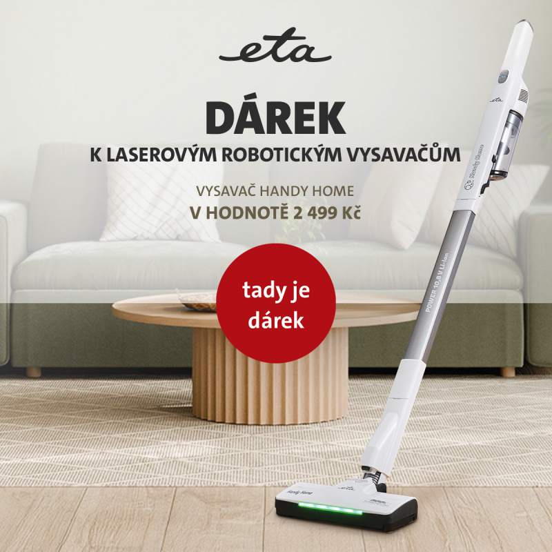 Robotický vysavač ETA Galaxo 4239 90000 černý/modrý