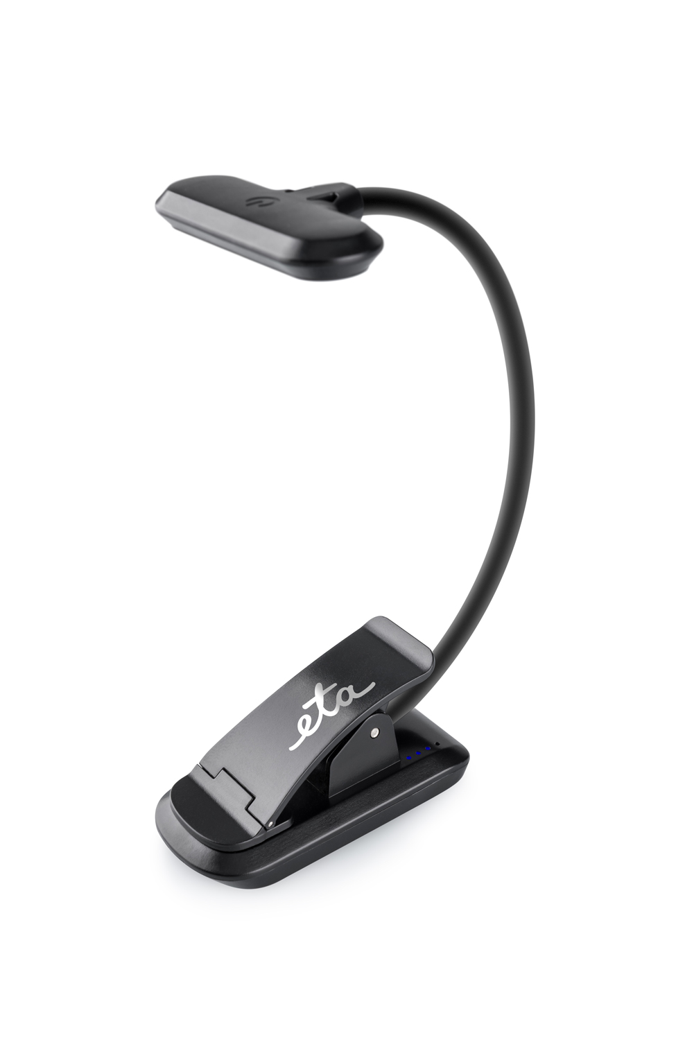 Stolní LED lampička ETA 089490000 s klipem, nabíjecí, stmívatelná černá