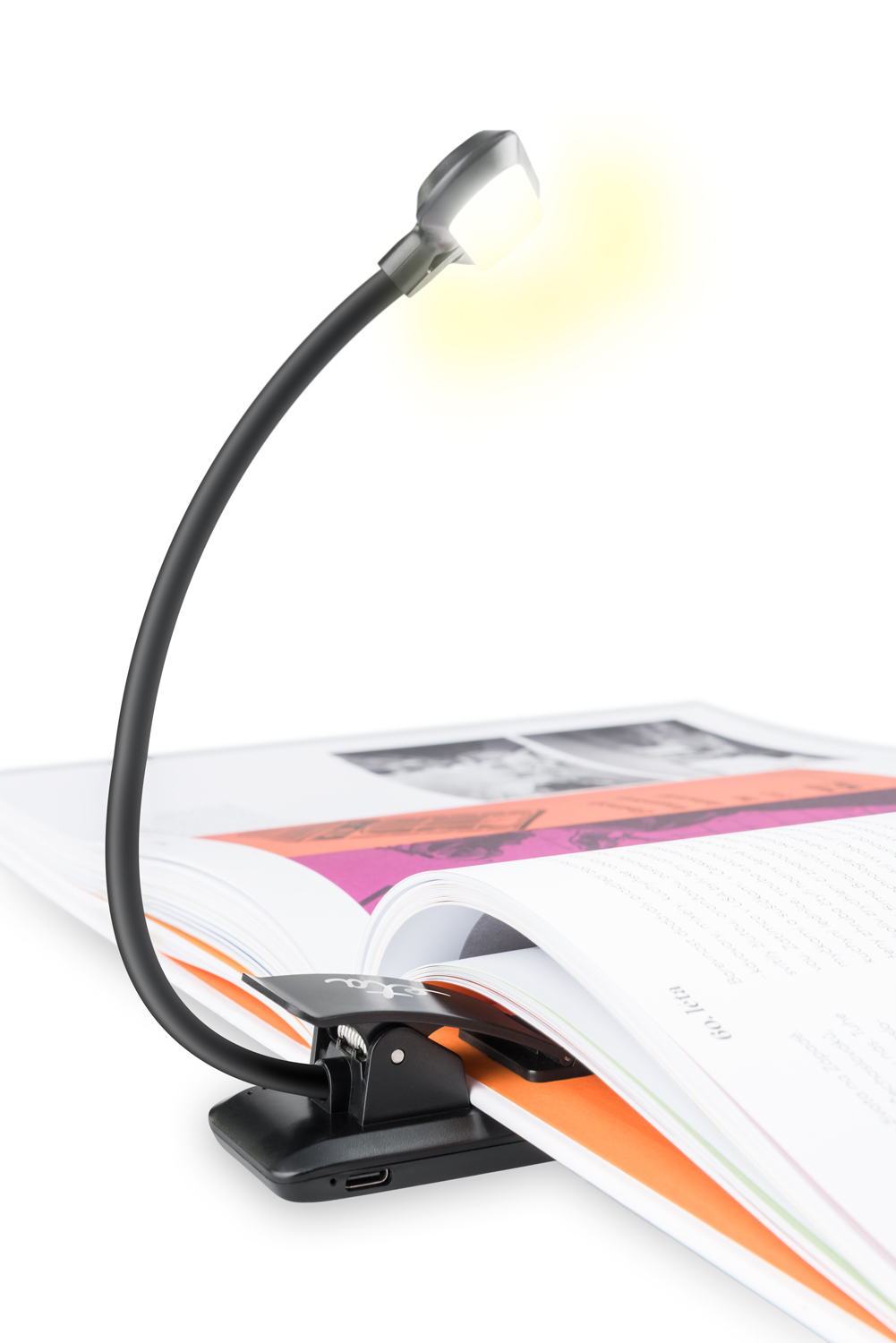 Stolní LED lampička ETA 089490000 s klipem, nabíjecí, stmívatelná černá