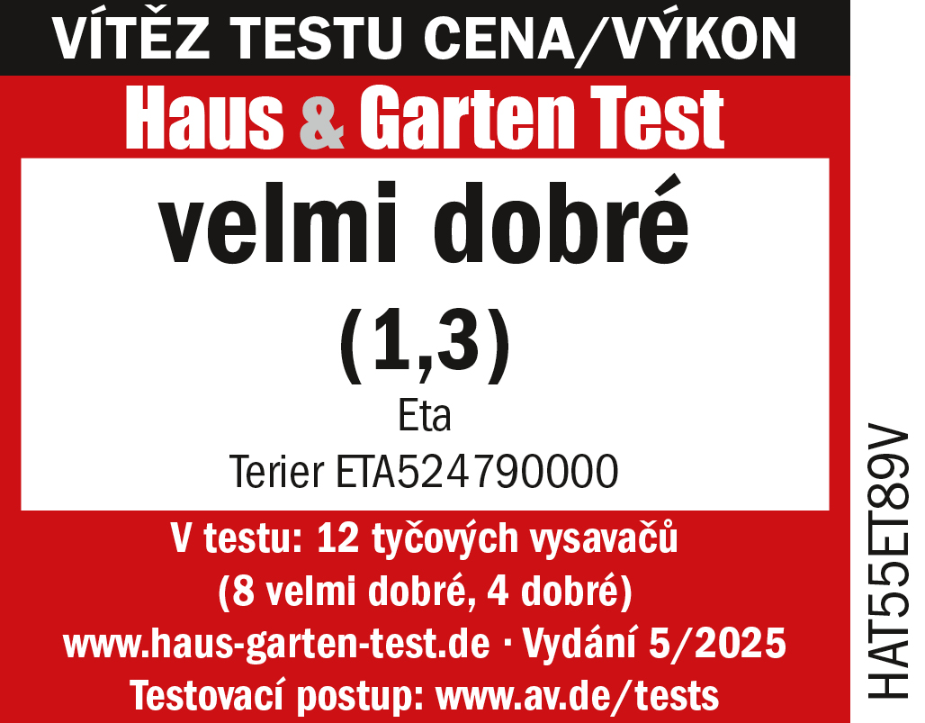 Tyčový vysavač ETA Terier 3 v 1, 5247 90000 hnědý
