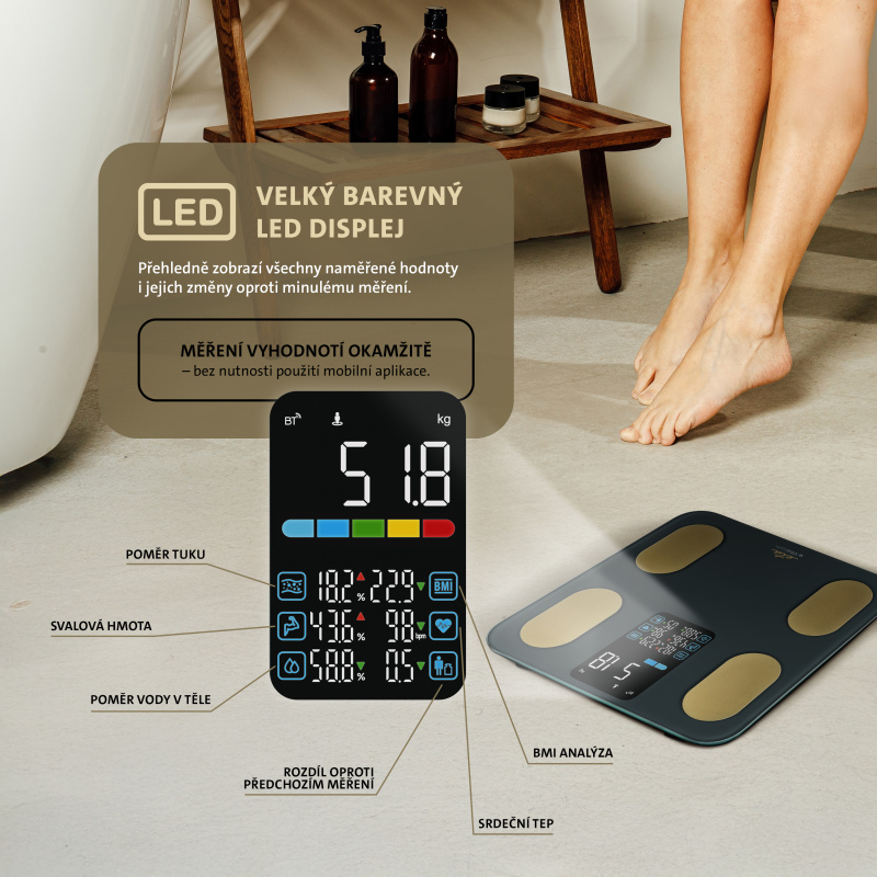 Osobní váha ETA Vital Gym 7779 90000 šedá