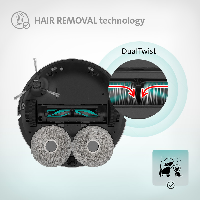 Robotický vysavač ETA MASTER AQUA PRO 7229 90000 bílý