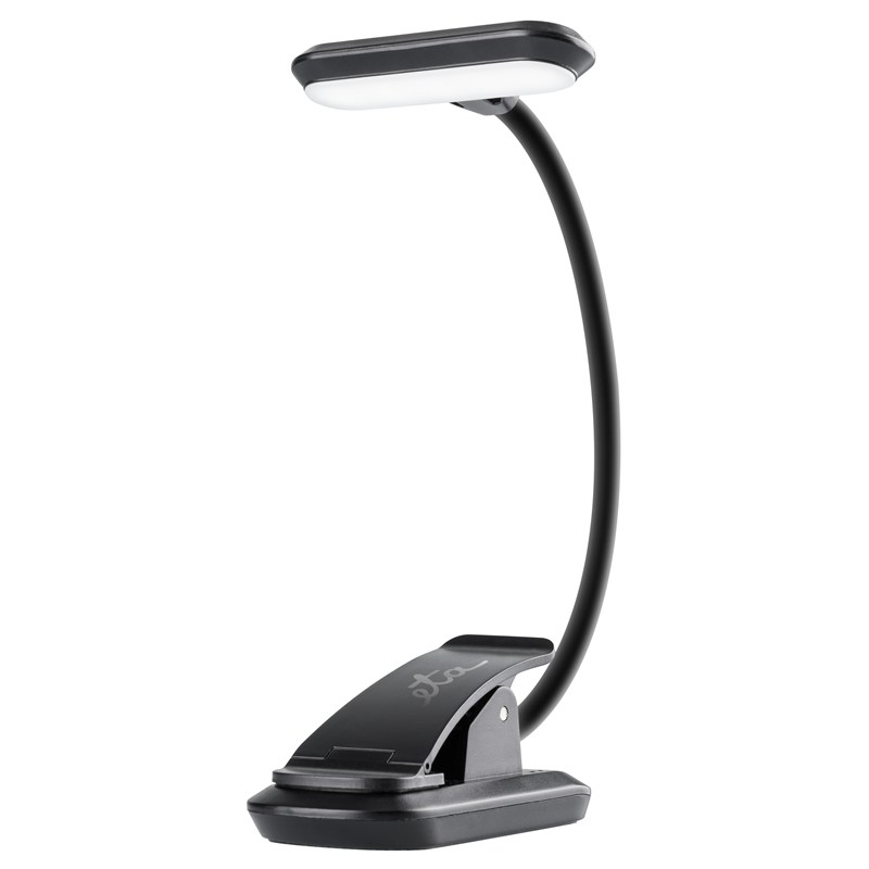 Stolní LED lampička ETA 089490000 s klipem, nabíjecí, stmívatelná černá