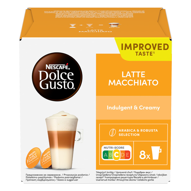 Kapsle pro espressa NESCAFÉ Dolce Gusto® Latte Macchiatto (16 ks)