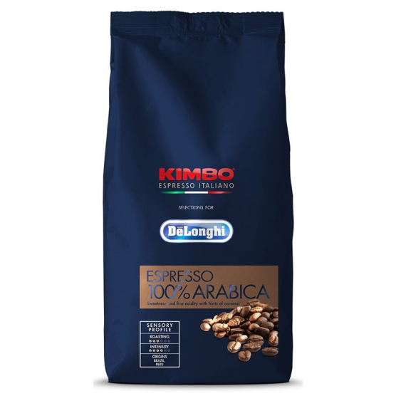 Káva zrnková De'Longhi Kimbo Arabica 1 kg - vedlejší obrázek č. 1