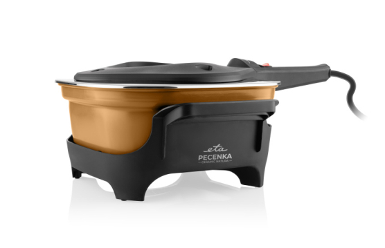Elektrický pečicí hrnec ETA Pečenka Ceramic Natura 0133 900052 béžový