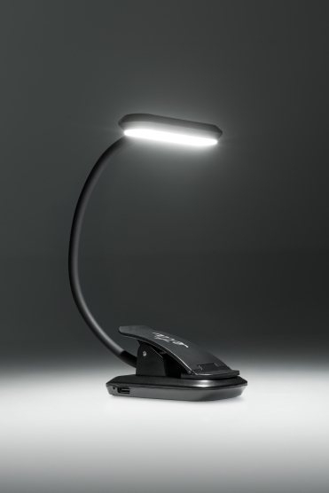 Stolní LED lampička ETA 089490000 s klipem, nabíjecí, stmívatelná černá