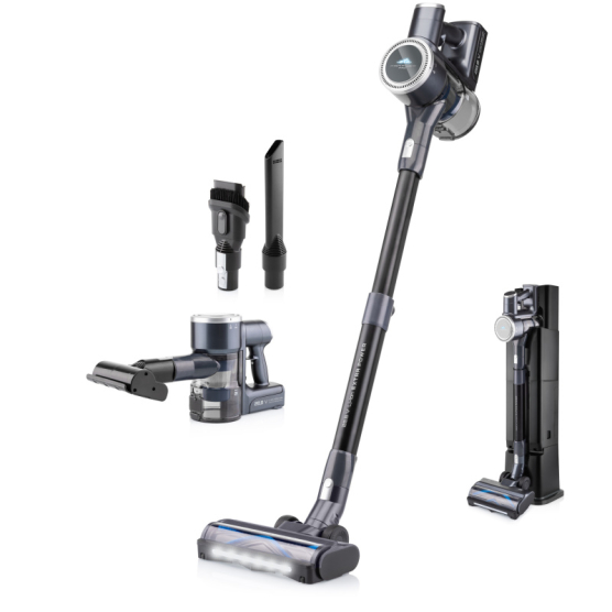 Tyčový vysavač ETA Panther PRO 7250 90000 s odsávací stanicí černý