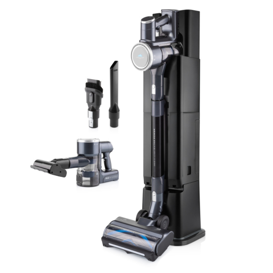 Tyčový vysavač ETA Panther PRO 7250 90000 s odsávací stanicí černý