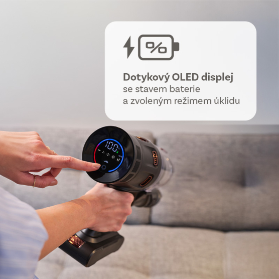 Tyčový vysavač ETA Terier 3 v 1, 5247 90000 hnědý