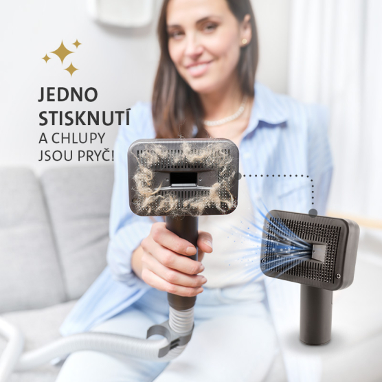 Tyčový vysavač ETA Terier 3 v 1, 5247 90000 hnědý