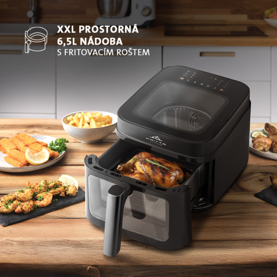 Fritéza horkovzdušná ETA Fritta Ultima 7168 90000 černá