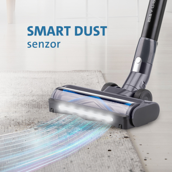 Tyčový vysavač ETA Panther PRO 7250 90000 s odsávací stanicí černý - vedlejší obrázek č. 5