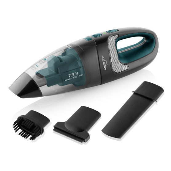 Akumulátorový vysavač ETA Verto Li-ion 1442 90010 černý/tyrkysový - vedlejší obrázek č. 1