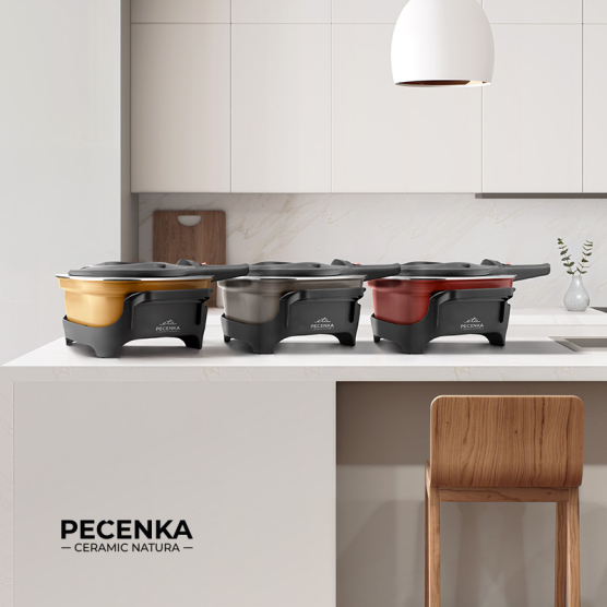 Elektrický pečicí hrnec ETA Pečenka Ceramic Natura 0133 90053 červený - vedlejší obrázek č. 7