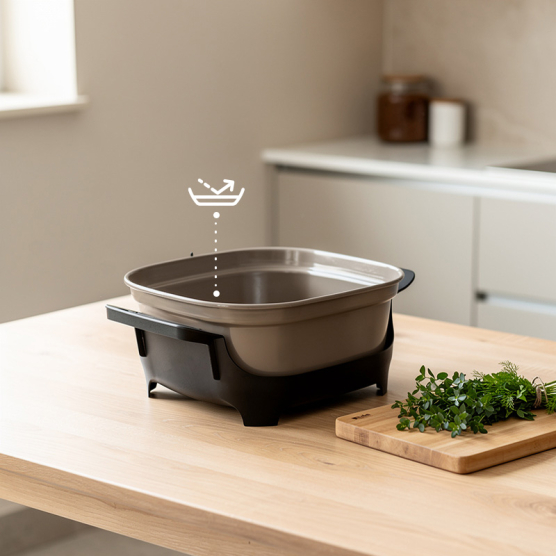 Elektrický pečicí hrnec ETA Pečenka Ceramic Natura 0133 90051 šedý - vedlejší obrázek č. 3