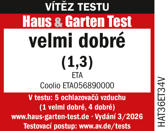 Ochlazovač vzduchu ETA Coolio 0568 90000 bílý - vedlejší obrázek č. 2