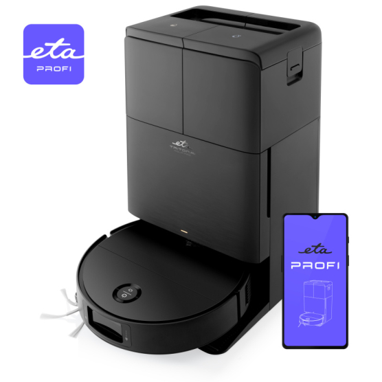 Robotický vysavač ETA Triton AI Aqua Pro 8993 90000 černý - vedlejší obrázek č. 2