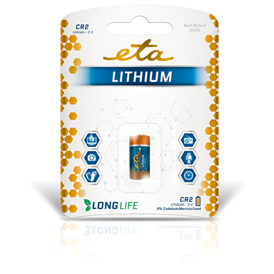 Baterie lithiová ETA PREMIUM CR2, blistr 1ks - vedlejší obrázek č. 1