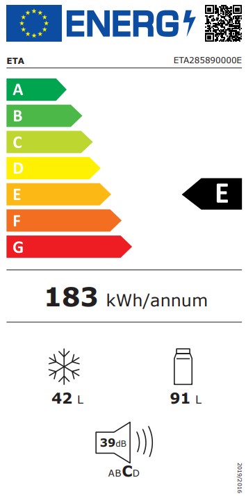 Energetický štítek třídy E