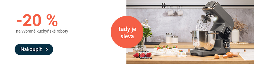 -20 % na vybrané kuchyňské roboty