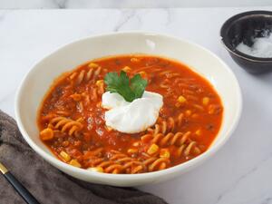 Tomatovo-čočková polévka