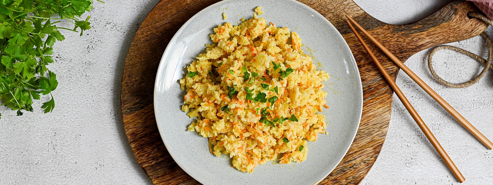 Smažená rýže s kořenovou zeleninou