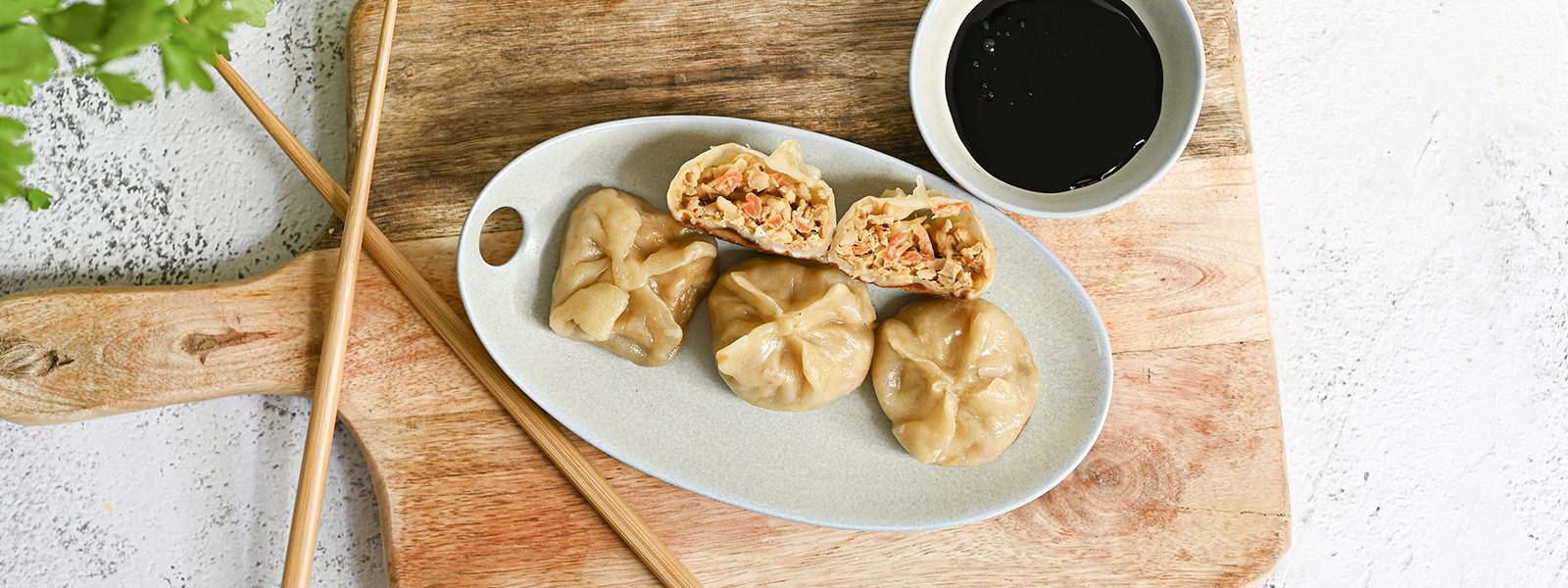 Vegetariánská gyoza