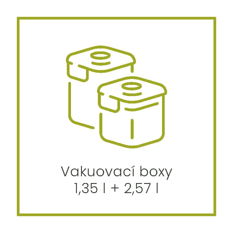 ETA GRATUS Vakuovací boxy 1,35l a 2,57l