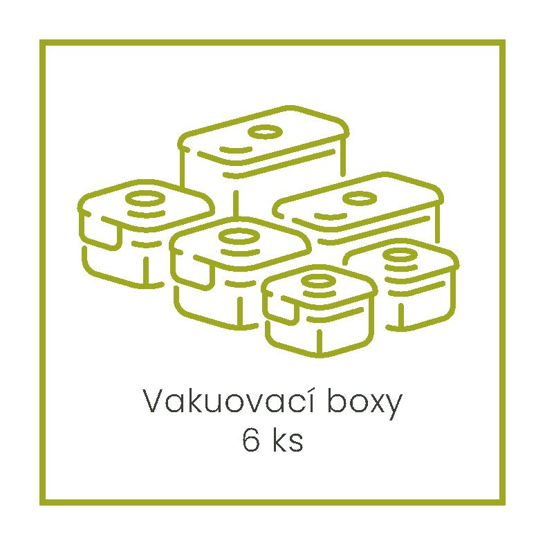 ETA GRATUS Vakuovací boxy 6 ks